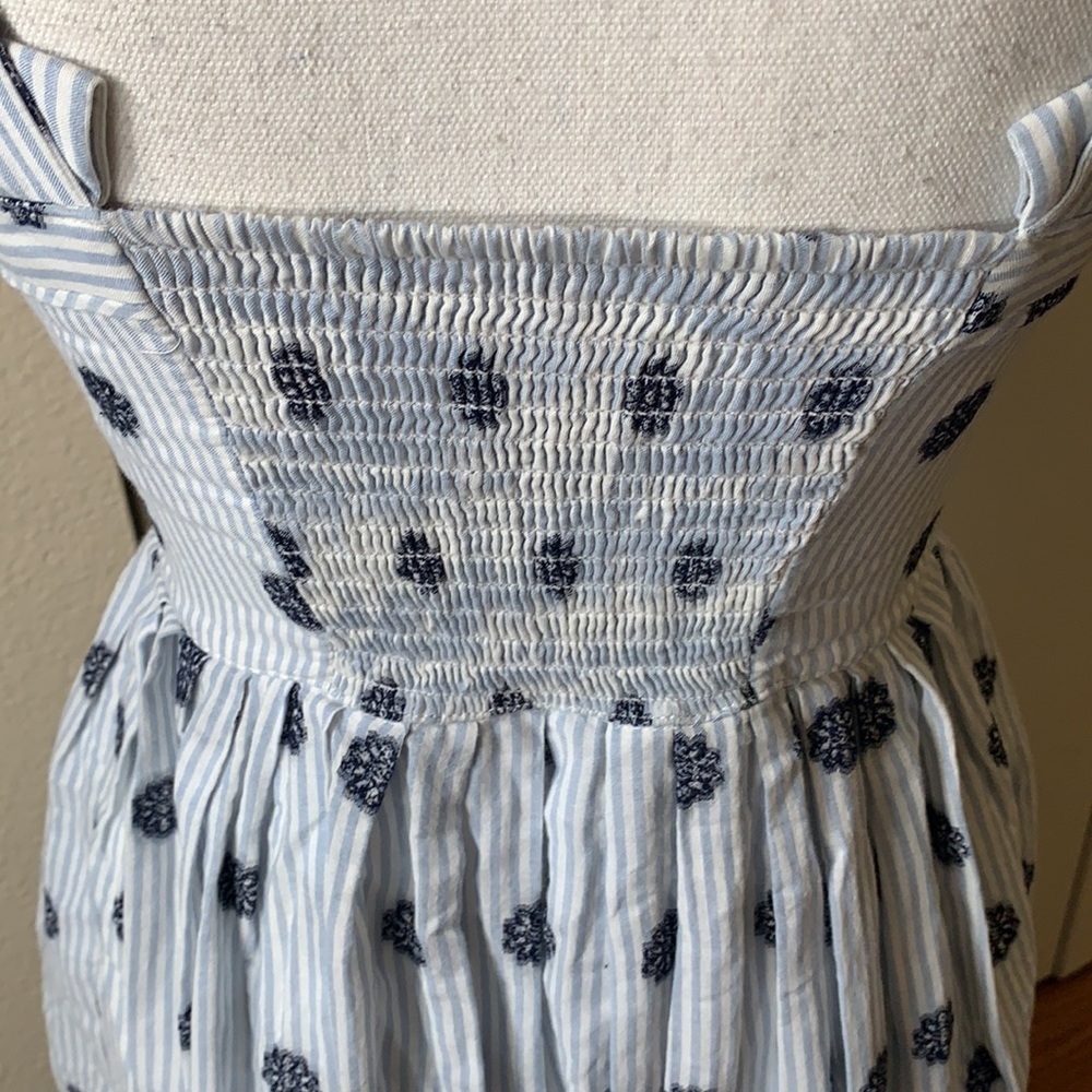 Anthropologie Blue and White Striped Dress - Picture 7 of 13